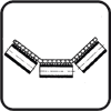 Counterbodies: synthetic rubber or fabric. Additional conditions: Abrasives - quartz sand or more hard rock. Examples: rollers conveyor belts