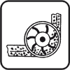 Counterbodies: Forming earth, sand. Additional conditions: abrasive wear. Examples: Peskomety, parts molding machines, blades drobemetov