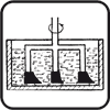 Counterbodies: sand and gravel, crushed minerals. Additional conditions: Hydroabrasive wear. Examples: Mixers and other details mixers, dredgers